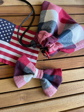 Load image into Gallery viewer, Americana - Pet Bandanas, Matching Bow Ties &amp; Treat Bags
