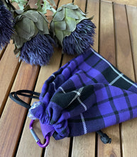 Load image into Gallery viewer, Thistle do nicely purple tartan treat bag
