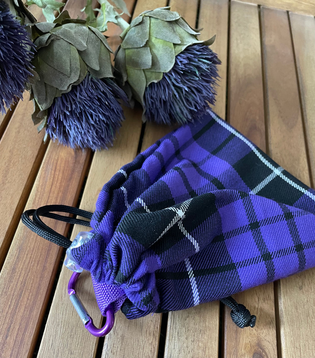 Thistle do nicely purple tartan treat bag