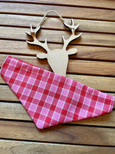 Load image into Gallery viewer, Cherry Pie Gingham Tartan - Pet Bandanas &amp; Bow Ties
