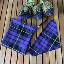 Load image into Gallery viewer, Thistle do nicely purple tartan treat bag
