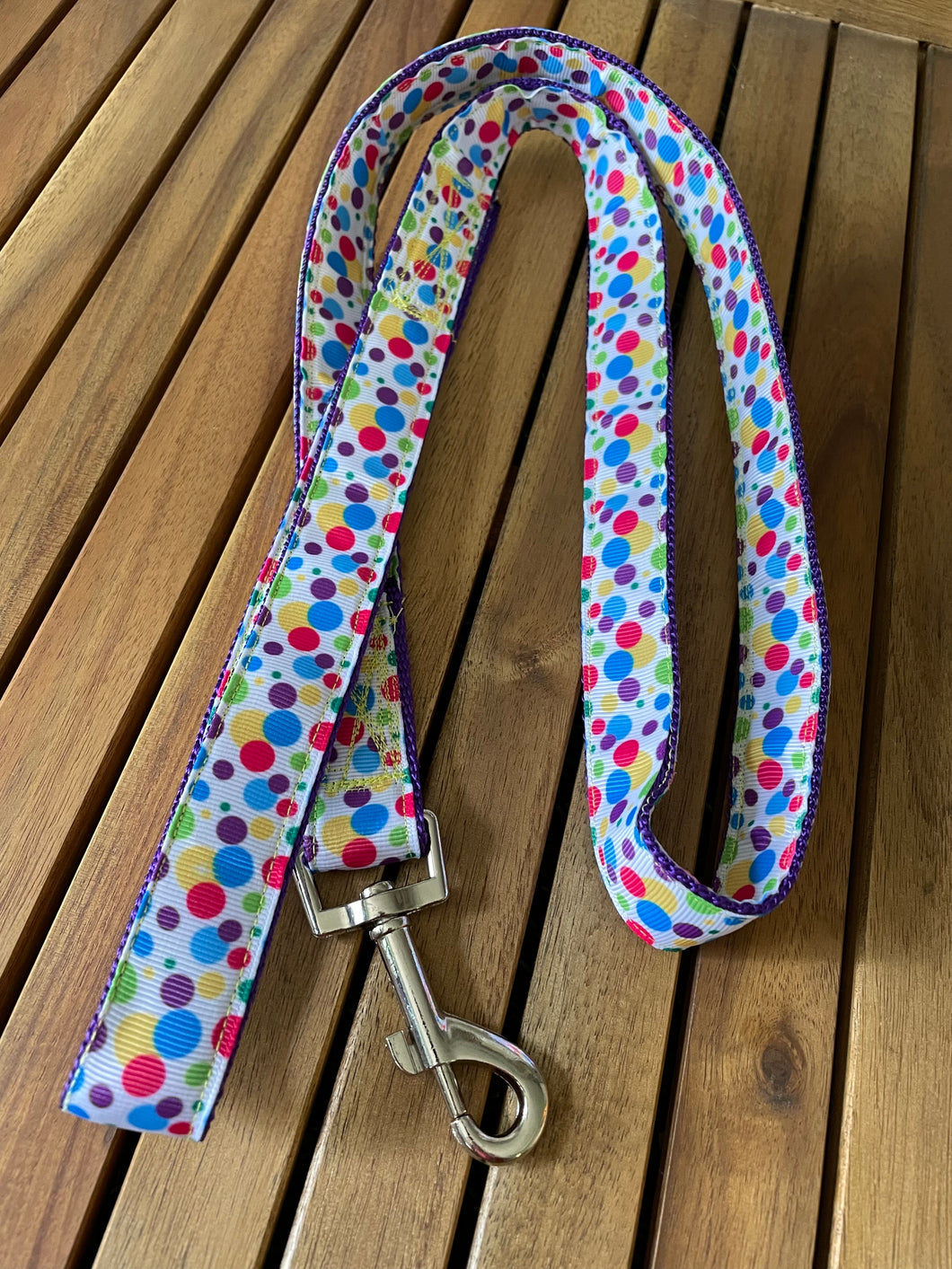 Spotty dotty dog lead