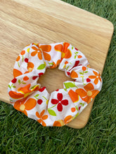 Load image into Gallery viewer, Blooming Lovely Bright Orange Flower - Pet Bandana &amp; Matching Scrunchie
