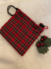 Load image into Gallery viewer, Could we be any more tartan, red tartan treat bag
