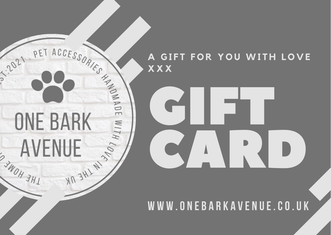 OneBarkAvenue Gift Card